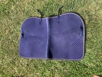 Sattelschabracke /Sattelpad blau mit Goldrand Keine Angabe 