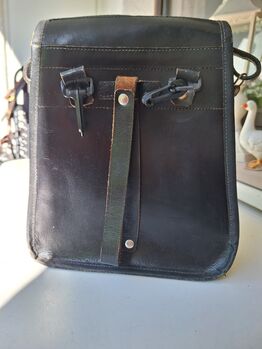 Satteltaschen echt Leder Weiss nicht Wandersatteltasche