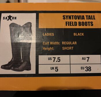 Saxon Syntovia Tall Riding Boots, Saxon Syntovian riding boots, Sandy , Riding Boots, Middridge