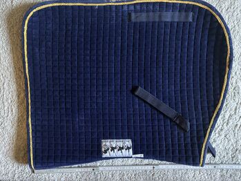 Schabracke blau gelb/gold, Stefanie , Schabracken, Miesbach