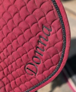 Schabracke "Donna" VS Full / WB bordeaux-schwarz
