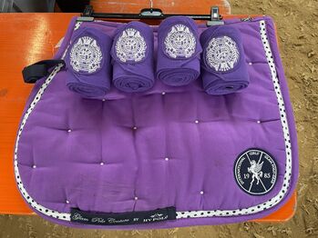 Schabracke Set HV Polo lila HV Polo