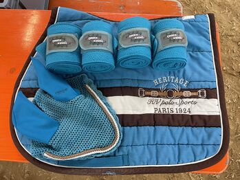 Schabracke Set HV Polo türkis HV Polo