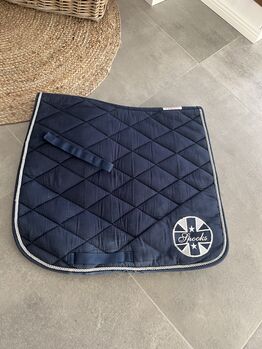 Schabracke Spooks Dressur blau, Spooks Dressur , Julchen, Dressage Pads, Hollnseth 