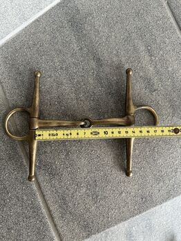 Schenkeltrense gold 13cm