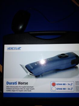 Schermaschine, Aesculap Schermaschine Durati Horse Akku-Schermaschine, Irmingard Zahn, Pflegeprodukte, Oberasbach