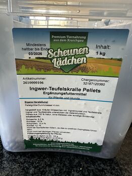 Scheunenlädchen Ingwer- Teufelskralle Pellets Scheunenlädchen 