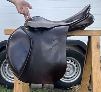 Schockemöhle Barnsby Springsattel braun, Schockemöhle  Barnsby, LB, Jumping Saddle, Forchheim