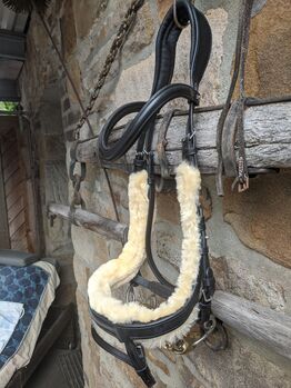 Trense Schockemöhle mit Lammfell + Gebiss, Schockemöhle  Equitus Zeta, Nina Schmied, Bridles & Headstalls, Bochum