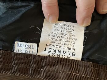 Schöne Winterdecke rosa-braun-kariert Größe 115 cm Horse Blanket