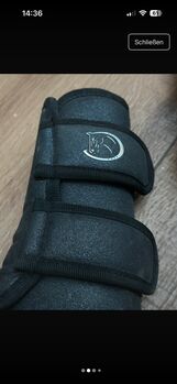 Schwarze Glitzer Gamaschen RidersDeal Gamschen