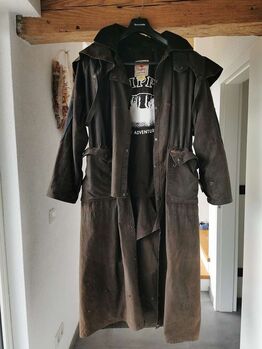 Scippis Oilskin Mantel - Regenreitmantel, Wachsmantel, Regenmantel - Größe S Scippis Longrider Coat