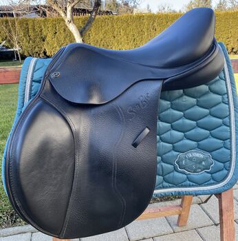 Seabis Kentucky Pro M 17 Zoll Springsattel schwarz, Seabis Kentucky Pro, Nina Ofner, Jumping Saddle, Voitsberg
