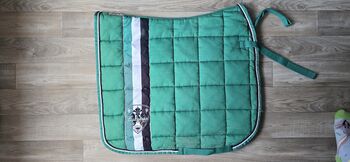 SET Schabracke Dressur + Bandagen von Eskadron türkis Eskadron Big Square