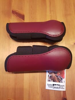 Set Springgamaschen + Streichkappen Eskadron Pony bordeaux - neu Eskadron