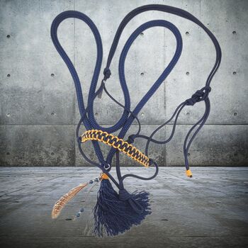 SET Knotenhalfter mit weichem Halsring handgefertigt Warmblut, Maya (Swisshorseshop), Halters, Frauenfeld