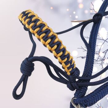 Set Knotenhalfter mit weichem Halsring SHETTY