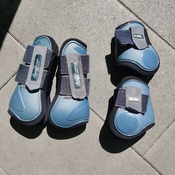 Equestrian society Gamaschen set blau COB, Nina Burkhardt , Tendon Boots, Odenthal