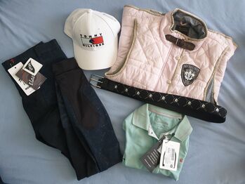 Set Reithose Weste Funktionsshirt Cap Hilfiger Cavallo HV Polo XS, Frau Schmidt, Koszulki i t-shirty, Oberschleißheim