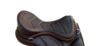 Shetty Sattel baumlos- Leder braun