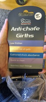 Shires anti chaff humane girth 58", Catriona Hunter , Girths & Cinches, Whitburn