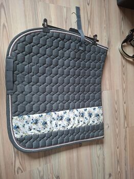 Showmaster DL Schabracke anthrazit "Romantic Moments", Showmaster, Saskia, Dressage Pads, Wildeck