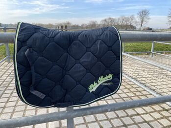 Showmaster Schabracke Blau Polo Society in VS, Showmaster Vielseitigkeit , Lilly Schuldt, Dressage Pads, Dresden