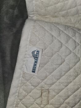 Showmaster Schabracke Dressur weiß 1x gebraucht Showmaster