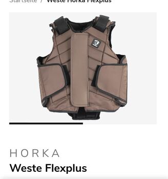 Sicherheits Reitweste Horka Flexplus XL, Horka Flexplus Flexplus, Corinna Brauer, Sicherheitswesten & Rückenprotektoren, Mülheim 