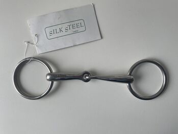 Einfach gebrochene Wassertrense 11,5cm, Silk Steel, Amelie, Horse Bits, Langenfeld