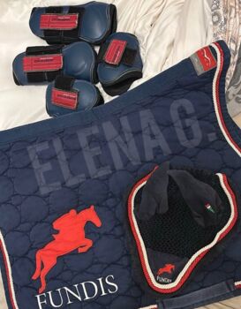 Einzelstück ‼️ Animo Equiline Euro Star Set, Animo Equiline Euro Star, Elena G., Dressage Pads, Engelskirchen