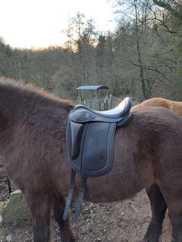 Selle Eques Black 17.5 arçon vert EQUES Black