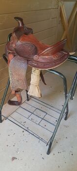 Bighorn childs saddle all leather Bighorn Child's western saddle