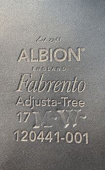Dressursattel Albion Fabrento 17 MW, Albion Fabrento, Mirja, Siodła ujeżdżeniowe, Lasbek