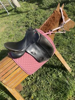 Albion Dressursattel SLK Adjusta schwarz LH NS 17,5 Zoll, Albion SLK Low Head Narrow Seat, Simone Hesse , Siodła ujeżdżeniowe, Kottenheim