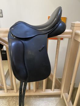 Dressursattel Ruiz Diaz 17,5 Zoll schwarz, Ruiz Diaz/ Seabis  Calvia , Sandra , Siodła ujeżdżeniowe, Wallerfing 