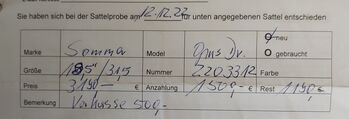 Sommer Dressursattel Opus 1 18,5 Zoll WKE Flexus Move Sommer Opus 1