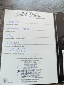 Deuber Quantum Westernreitsattel neu Deuber  Quantum 