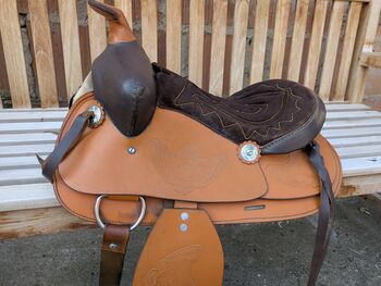 Westernsattel für Shetty/Pony, ponymausi, Siodło westernowe , Naumburg