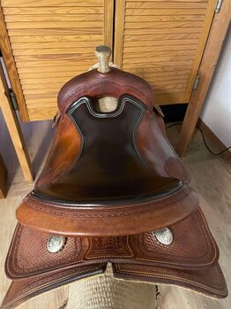 Westernsattel, Goldline Wyoming Reiner Reining und Allround Sattel, Andrea Gerber, Siodło westernowe , Inwil