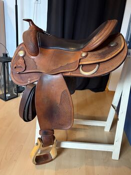 Tripple „W“ Brand Saddlery Platinum  Westernsattel, Tripple „W“ Brand Saddlery Platinum, Adriane Schmedemann Reitschule, Siodło westernowe , Schonstett 