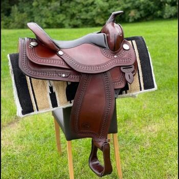 Size 16” Western Saddle – Beautiful Condition, Tony, Siodło westernowe , Los Angeles