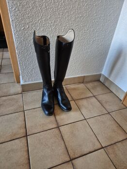 Lederstiefel schwarz Gr. 41 Marke Felix Bühler, Felix Bühler Stiefel, K.Beer, Oficerki jeździeckie, Wien