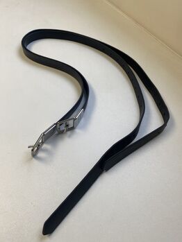 Collegiate synthetic black stirrup leathers 49” Collegiate
