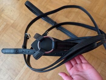 Dreieckszügel Leder