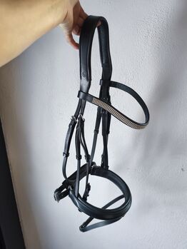 Trense mit Glitzer Riemen, BR, Katja Böhm, Bridles & Headstalls, Pitten