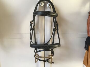 Trense schwarz-Messing, Gr. Cob/Araber, Ariane, Bridles & Headstalls, Bad Dürkheim 