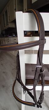 Trense,braun ,senf ,gelb, hannoveranisch, Dt.Saddlery, Tatjana , Bridles & Headstalls, Gelsenkirchen 