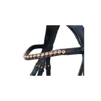 Trensenzaum "Brianna" abnehmbarer Sperrriemen Gr. Full