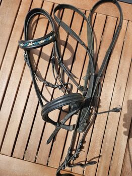 Trense Gr. COB mit schickem Stirnriemen, Jutta, Bridles & Headstalls, Homburg